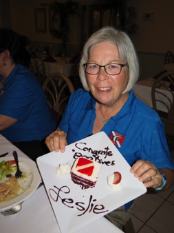 Leslie's 800th Dive cake